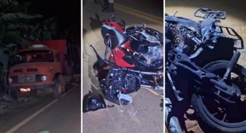 Três jovens morrem após motos baterem contra caminhão em rodovia de Santa Rosa de Goiás
